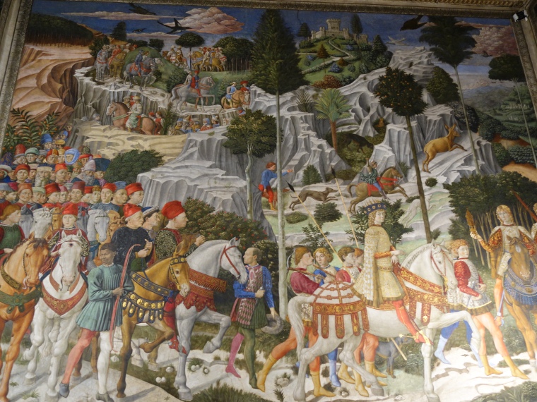 Palazzo Medici Riccardi, Procession of the Magi by Benozzo Gozzoli (1459)