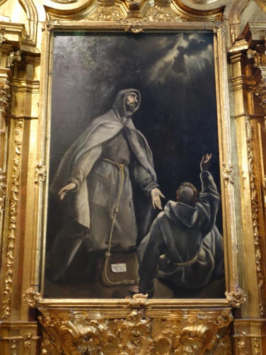 Hospital de Mujeres. Capilla del Carmen, El Greco. St Francis in Ecstasy